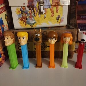 Scooby-Doo Character Pez Dispenser Set -and Target Dog Spot